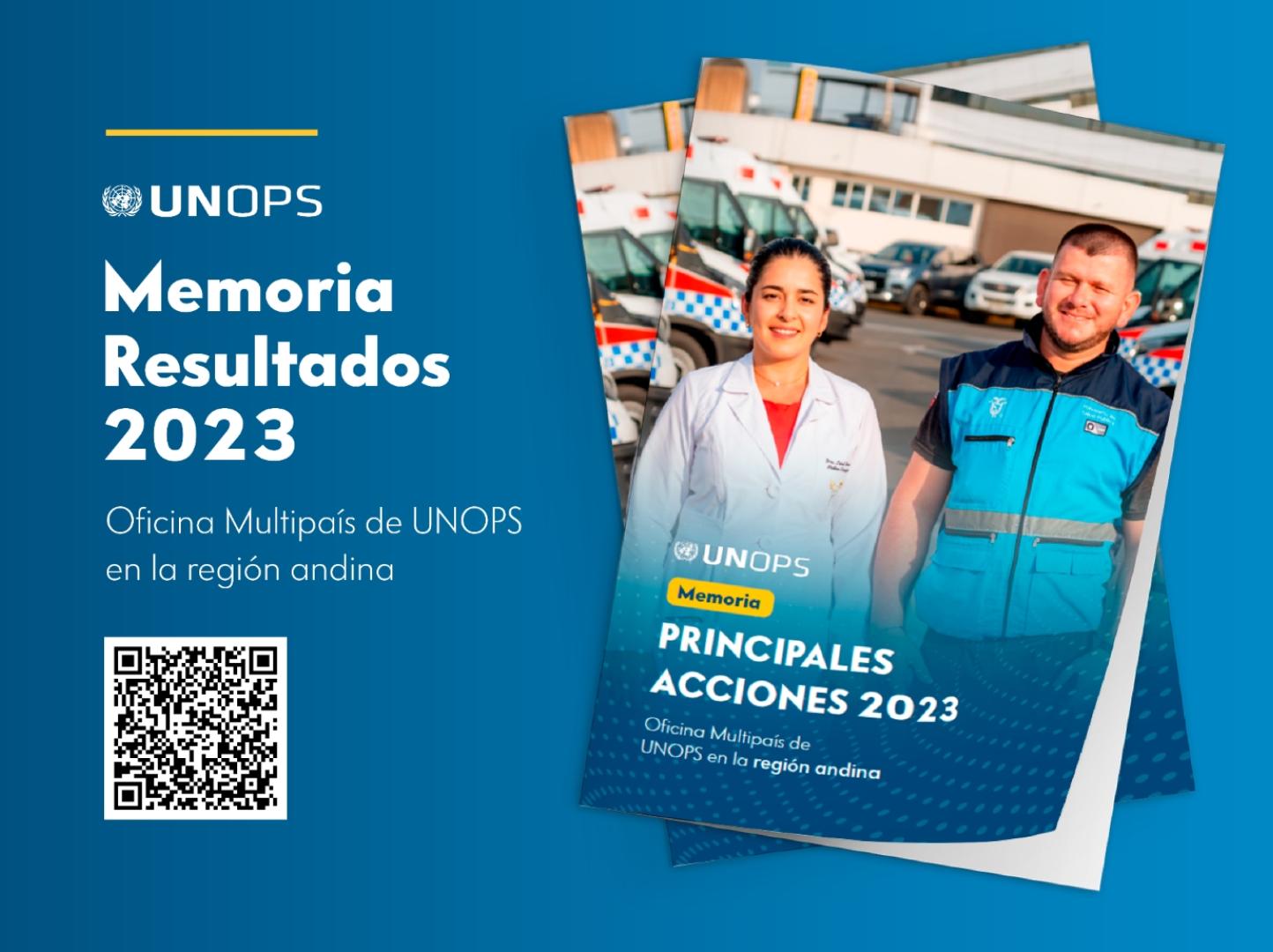 Banner informe Resultados UNOPS 2023