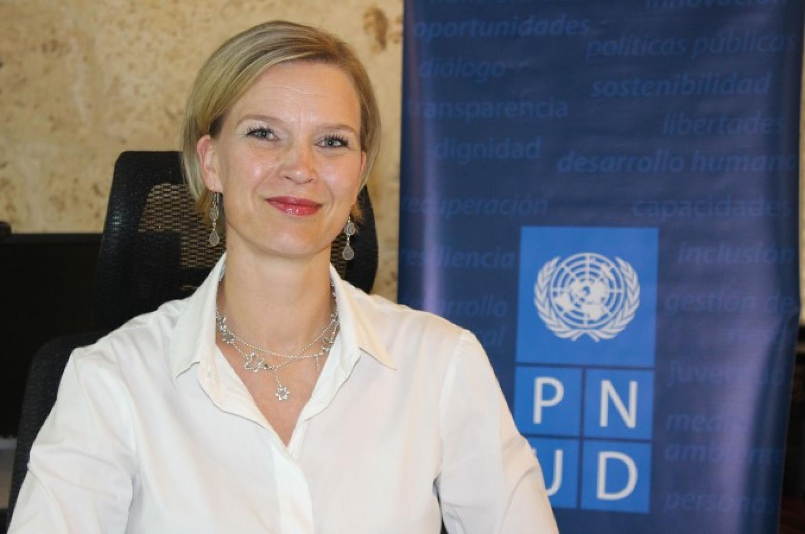 Inka Mattila, Representante Residente del Programa de las Naciones Unidas para el Desarrollo (PNUD) en Ecuador