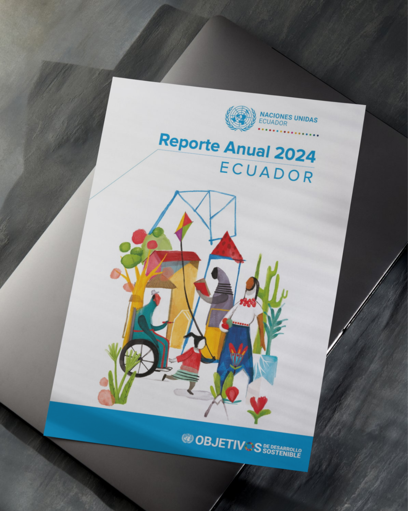 Imagen de la portada del Reporte 2024 de la ONU en Ecuador