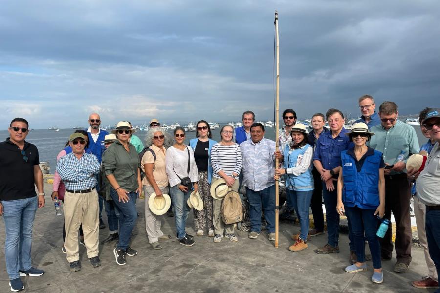 El equipo país de ONU Ecuador en Manabí
