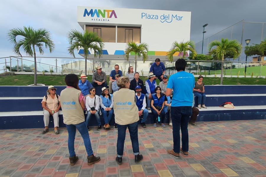 Equipo país de la ONU en visita a Manta