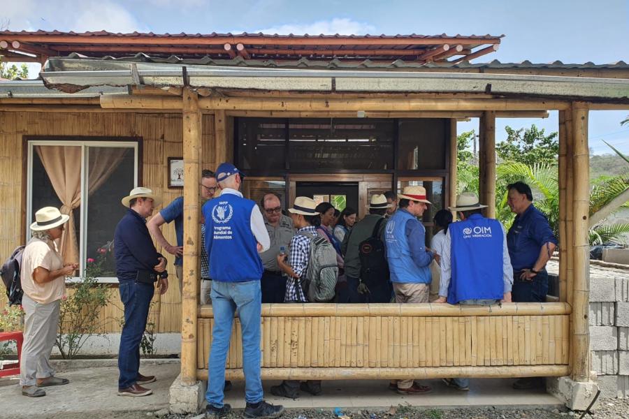 Equipo país de la ONU en visita a Manabí y sus emprendimientos