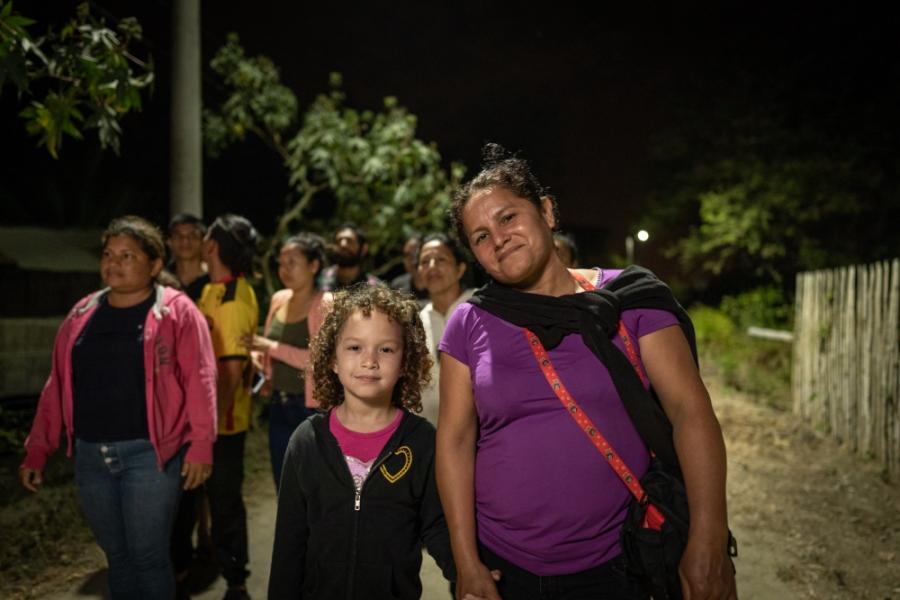 Imagen de una familia ecuatoriana