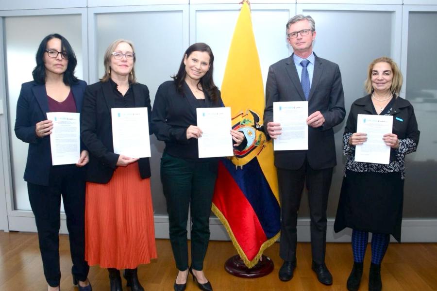 Autoridades de la ONU firmaron un acuerdo con el Ministerio de Economía y Finanzas