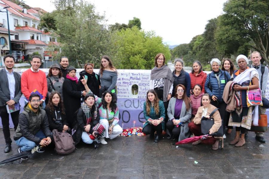 Imagen de Erica Gerretsen, directora de Desarrollo Humano, Migración, Gobernanza y Paz de la Comisión Europea para América Latina y el Caribe, visitó espacios clave de trabajo comunitario y memoria en el marco de la Iniciativa Spotlight