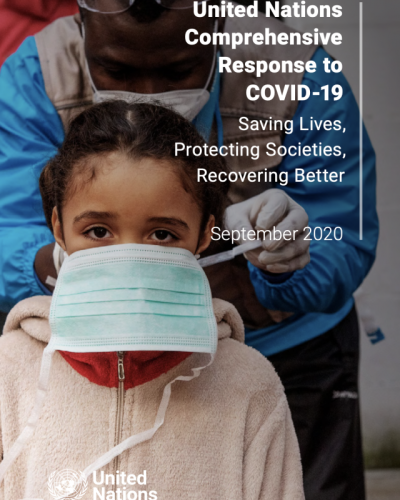 UN Comprehensive Response to COVID19 cover in english