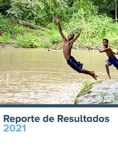 Detalle de la portada del Reporte 2021 de las Naciones Unidas en Ecuador
