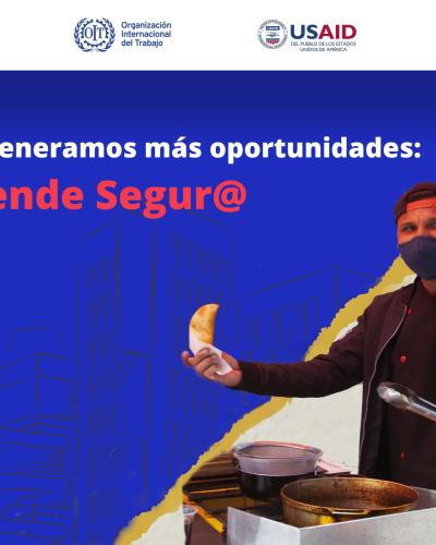 Portada del brochure "Emprende Segur@ en Ecuador"