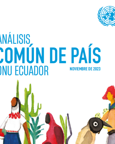 Portada de la publicación Análisis Común de País 2024 Ecuador