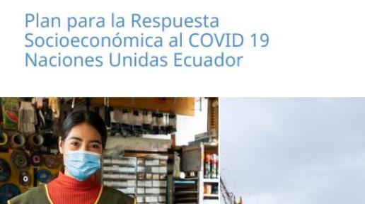 Portada del Plan para la Respuesta Socioeconómica al COVID 19