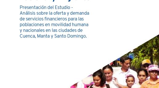 Portada del documento "Oportunidades de inclusión financiera para población nacional y migrante"