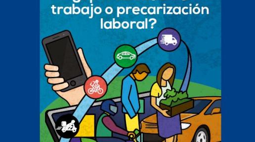 Portada del documento "Plataformas digitales: ¿oportunidad de trabajo o precarización laboral?"