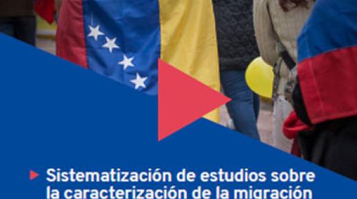 Portada del documento "Sistematización de estudios sobre la caracterización de la migración venezolana en Ecuador (Quito y Guayaquil)"